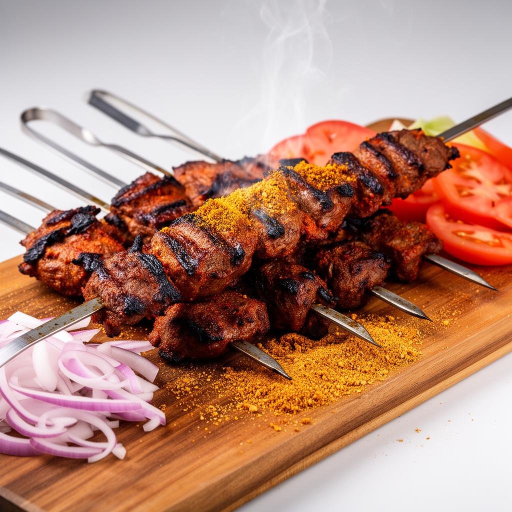 Beef Suya Platter