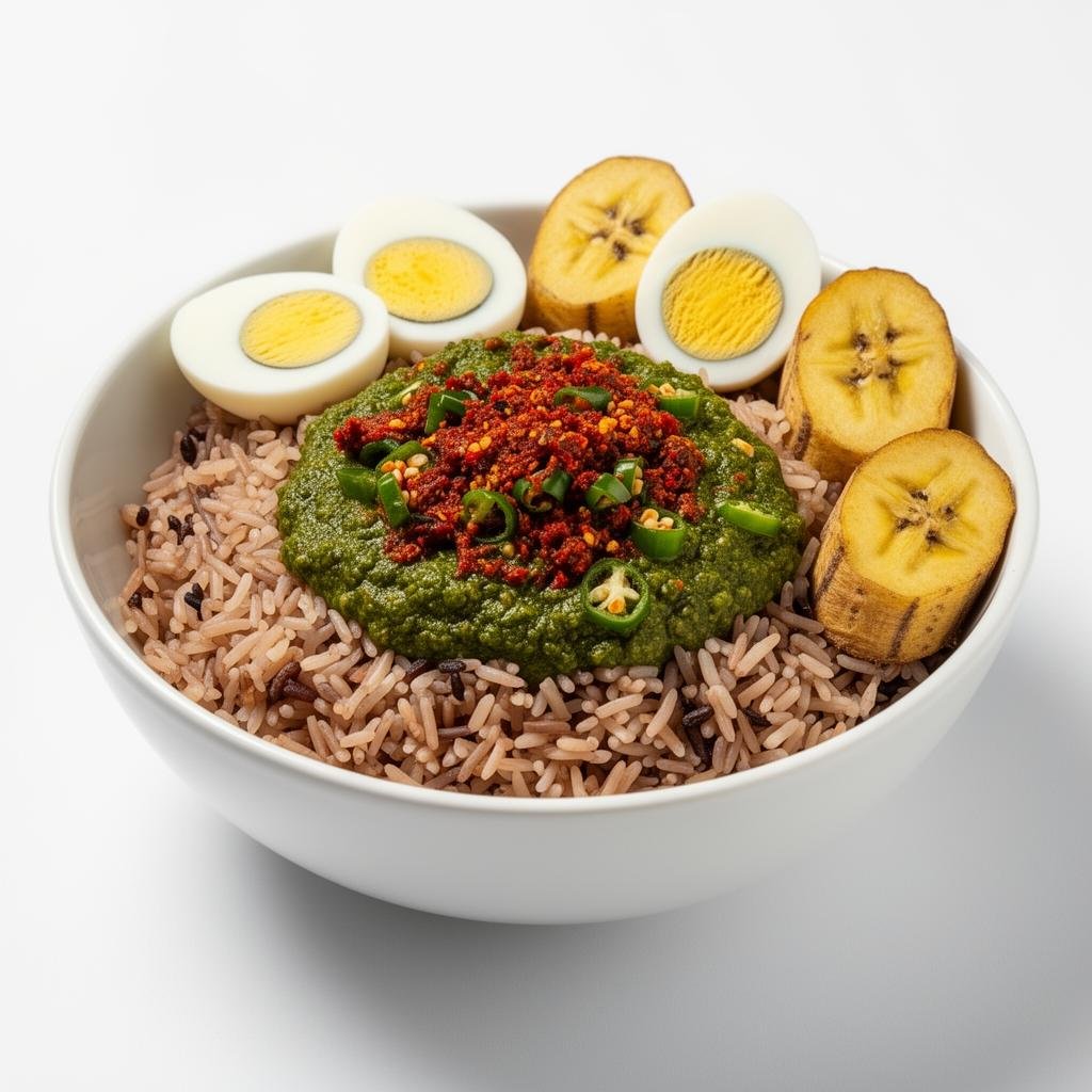 Ofada Rice & Ayamase